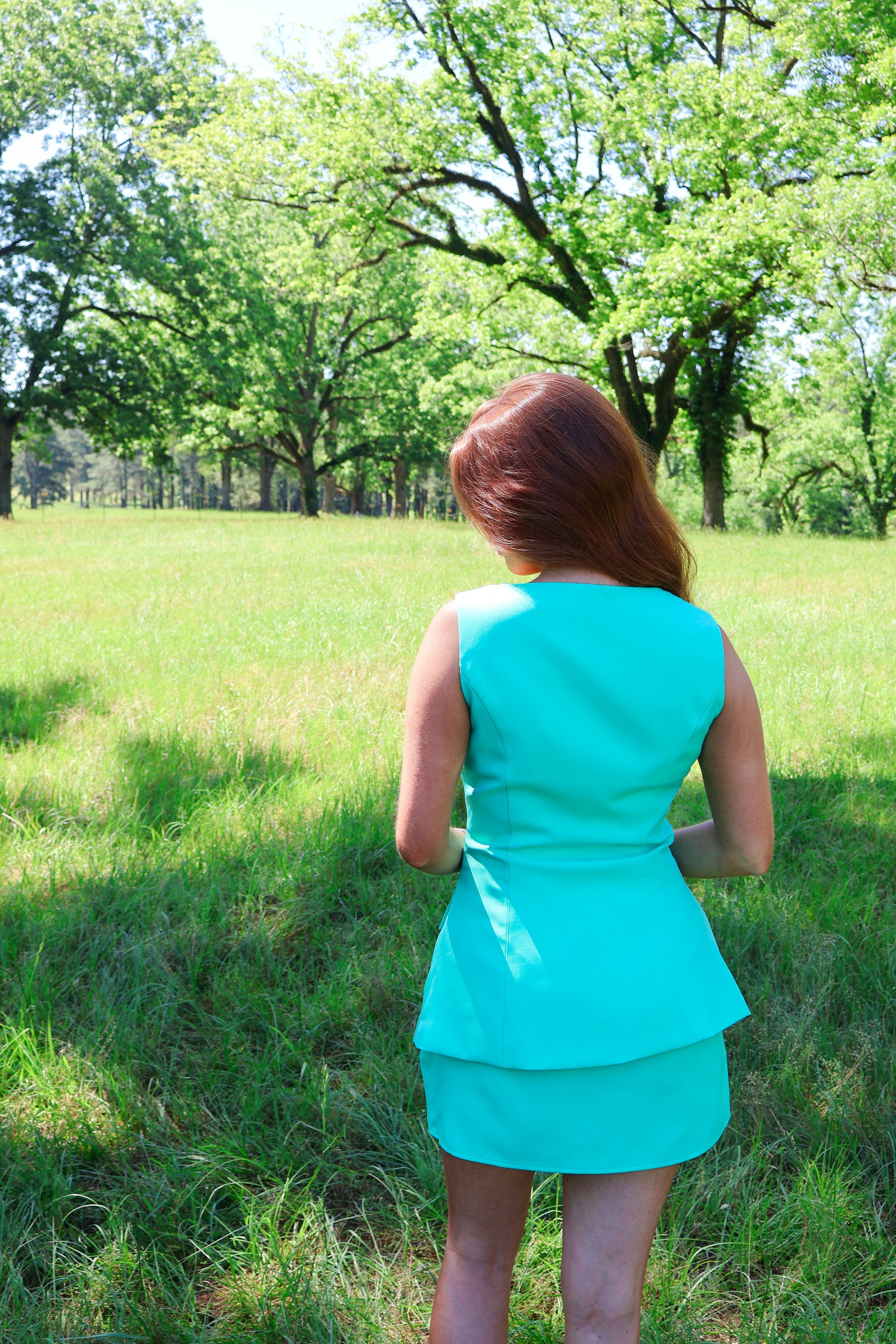 The Charm Romper Dress – Seafoam