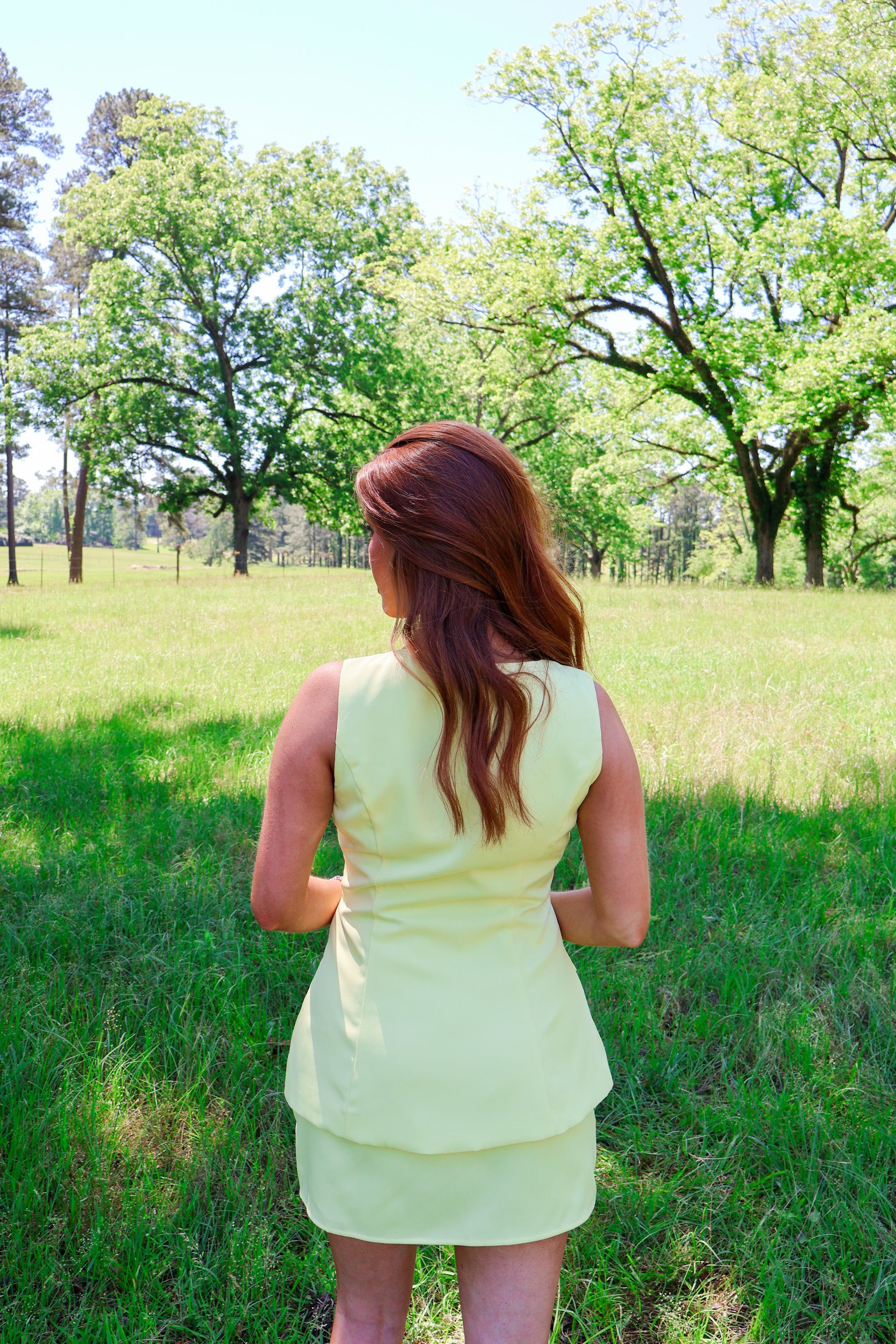The Charm Romper Dress – Lemon